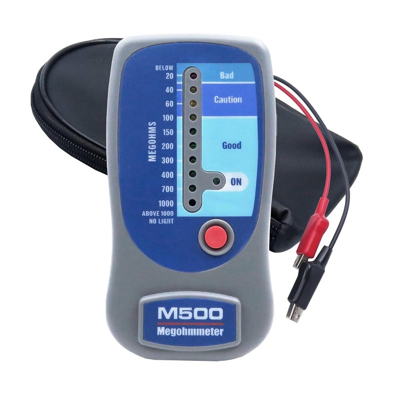 FOWBOA M500 Megohmmeter for Insulation Testing，Compatible with Supco M500 Electronic Megohmmeter up to 1000 Megohms - Image 1